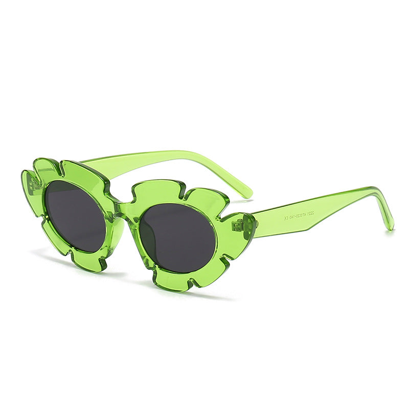 Damen Blütenförmige Sonnenbrille mit hochwertigem UV-Schutz Brehn