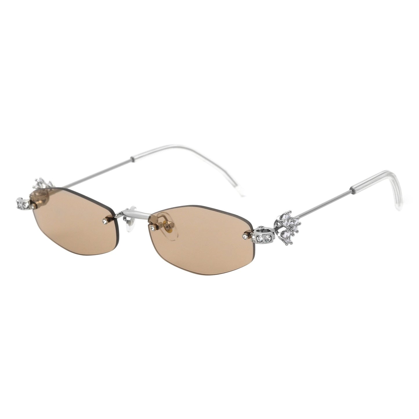 Damen Designer-Sonnenbrille mit luxuriösen Verzierungen Brehn