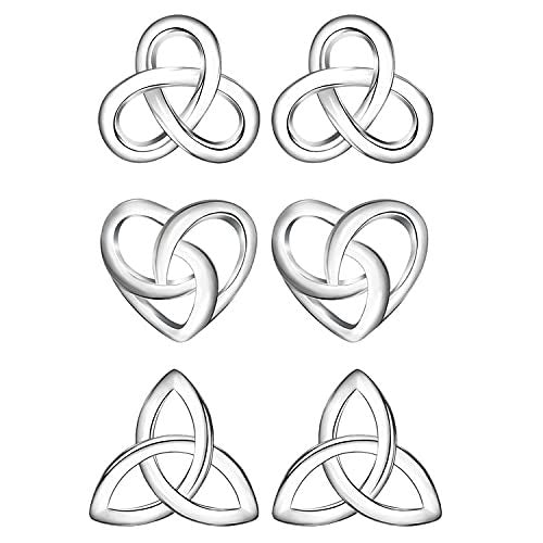 Elegante ineinander verschlungene Steckerohrringe Brehn
