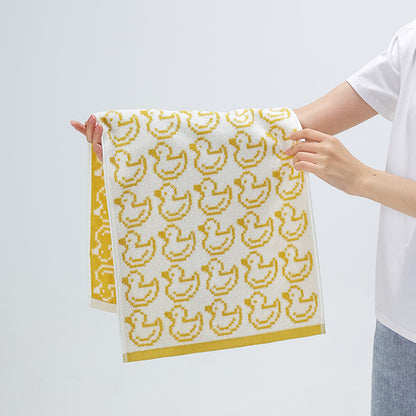 Weiches Frottier-Handtuch mit Pferde-Jacquardmuster