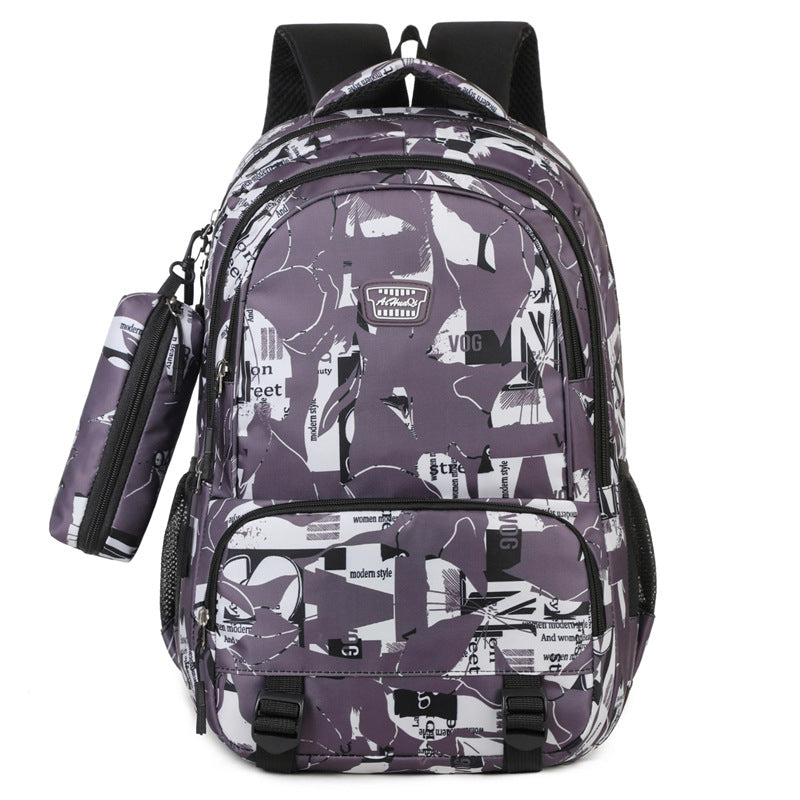 Multifunktionaler Grafikdruck Laptop-Rucksack