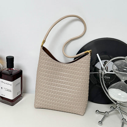 Texturierte Gewebe Schultertasche