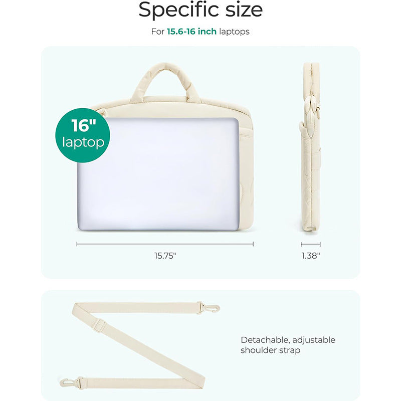 Gepolsterte Laptoptasche mit Modischem Design Brehn