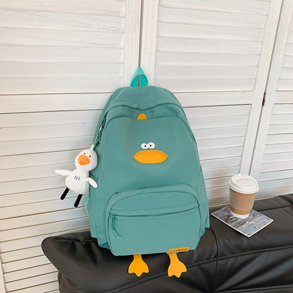 Süße Cartoon-Ente-Themen-Rucksack