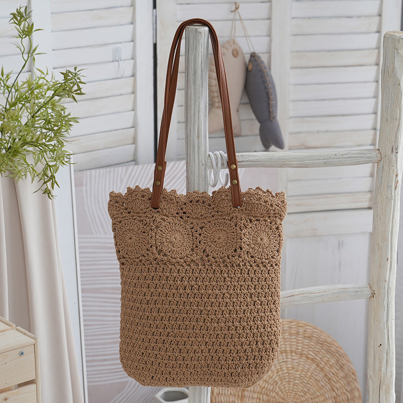 Handgewebte Basttasche Brehn