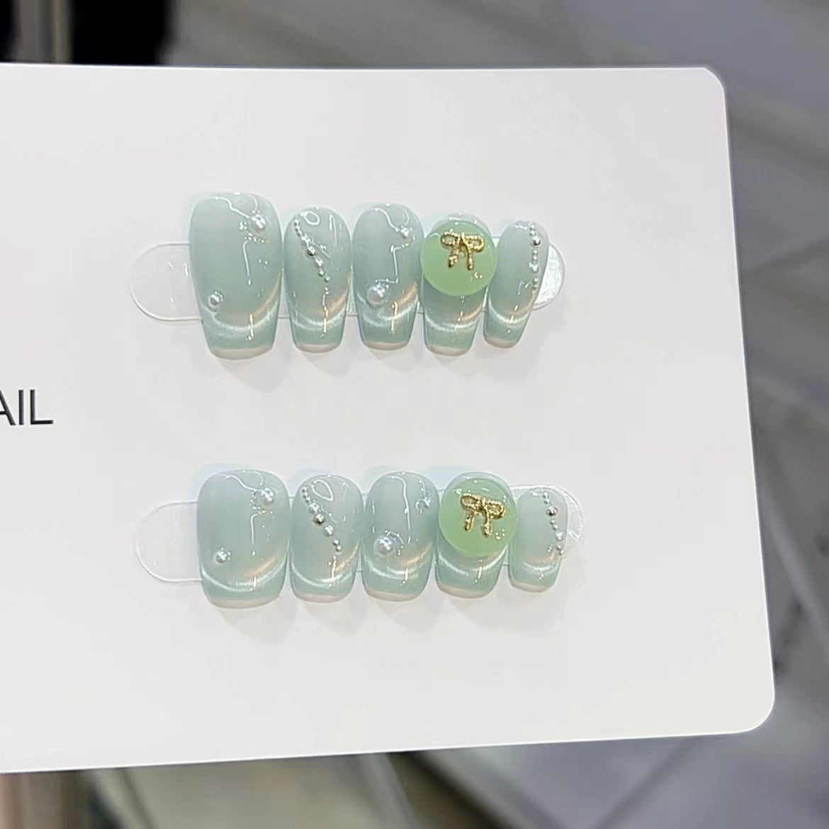 Luxuriöses Press-On Nagelset Brehn
