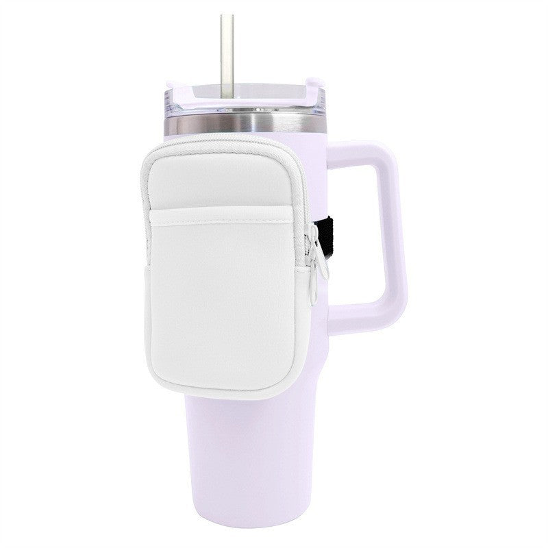 Unisex Getränkehalter mit praktischer Tasche Brehn