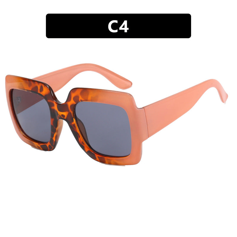 Damen oversized Sonnenbrille mit quadratischen Rahmen und UV-Schutz Brehn