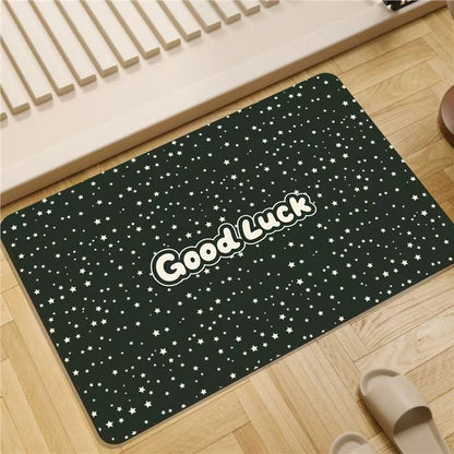 Motivational Willkommen Mat