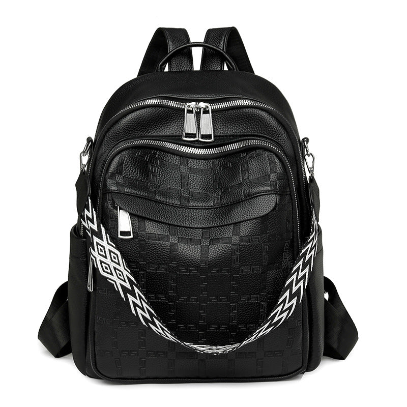 Vielseitiger Texturierter Rucksack mit mehreren Compartts Brehn