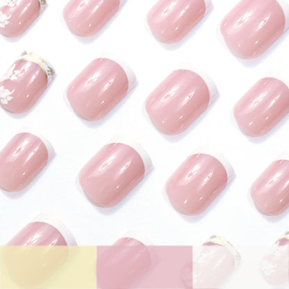 Premium Elegante Französische Spitze Acryl Nagelverstärkungen Brehn