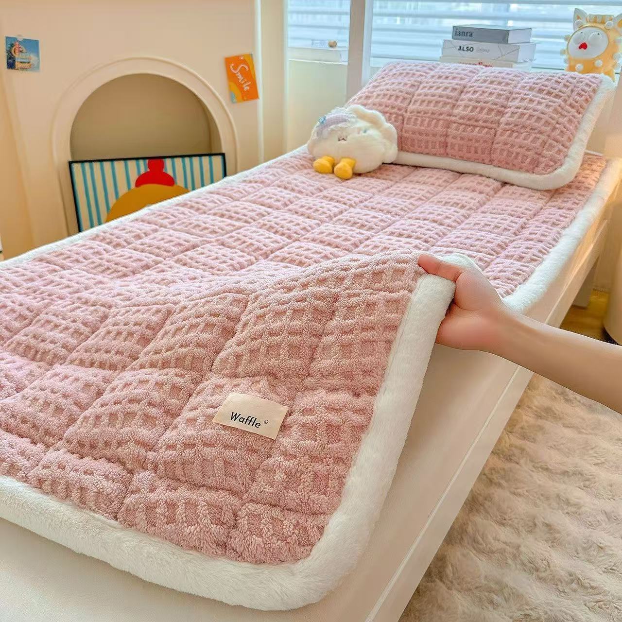 Damen Kuschelige Waffel-Decke Brehn
