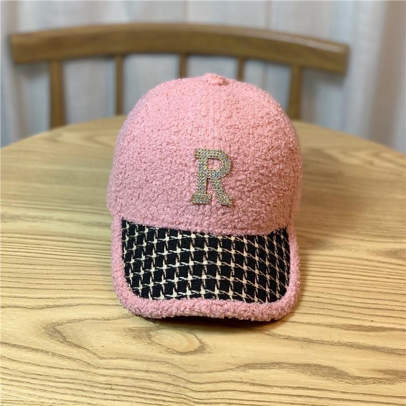 Damen Fuzzy Texturiertes Baseball Cap Brehn