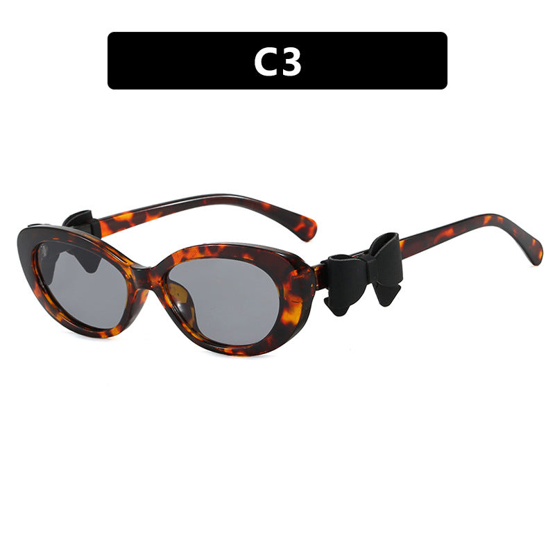 Damen modische Sonnenbrille mit verspieltem Schleifen-Design Brehn
