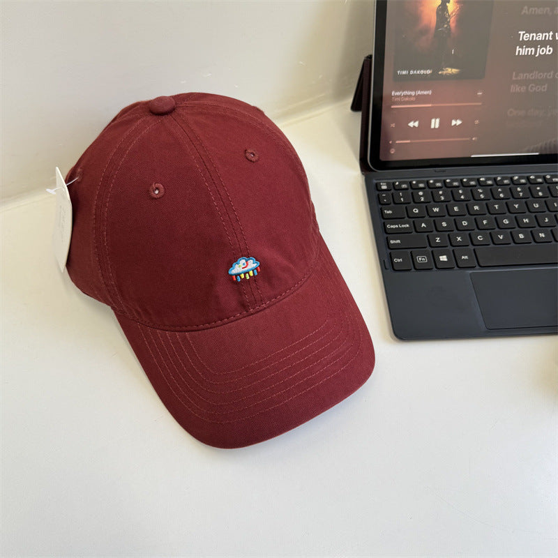 Frauen Bestickte Baumwolle Dad Hat Brehn