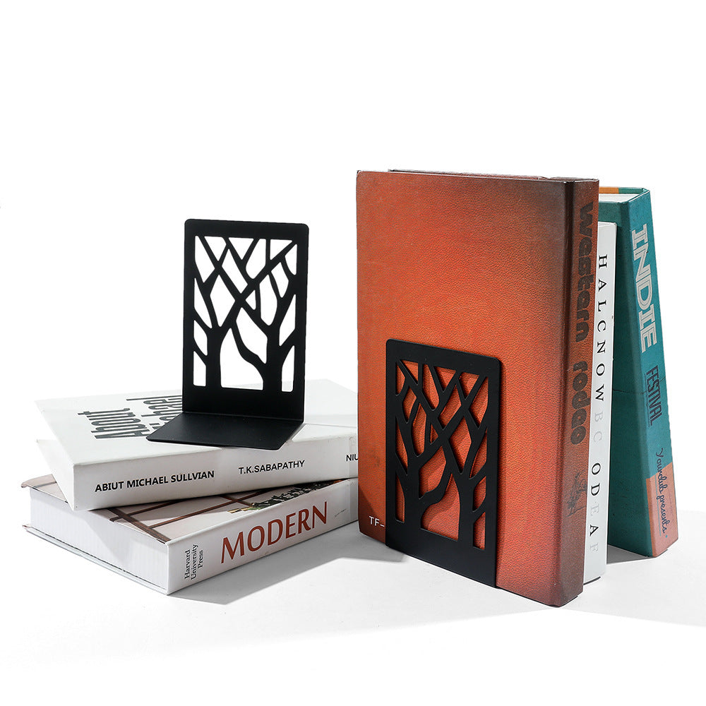 Elegantes Baumdesign Dekorative Buchstützen