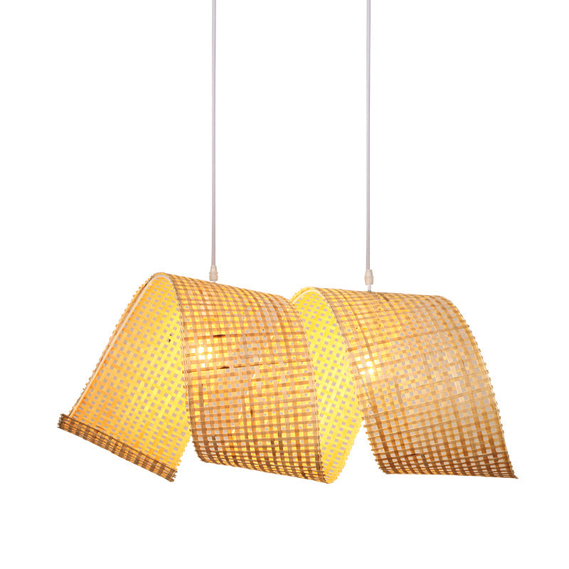 Woven Bamboo Deckenlampe