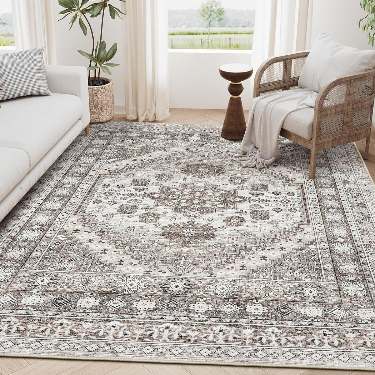 Vintage-inspirierten dekorativen Teppich