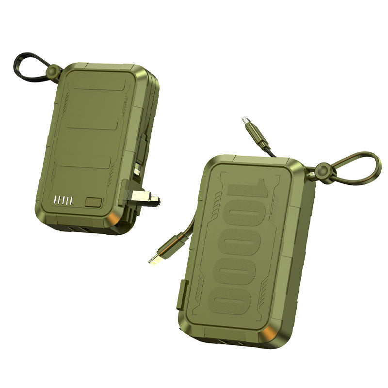 Robuste Outdoor-Powerbank mit Integrierter Solaraufladetechnologie Brehn