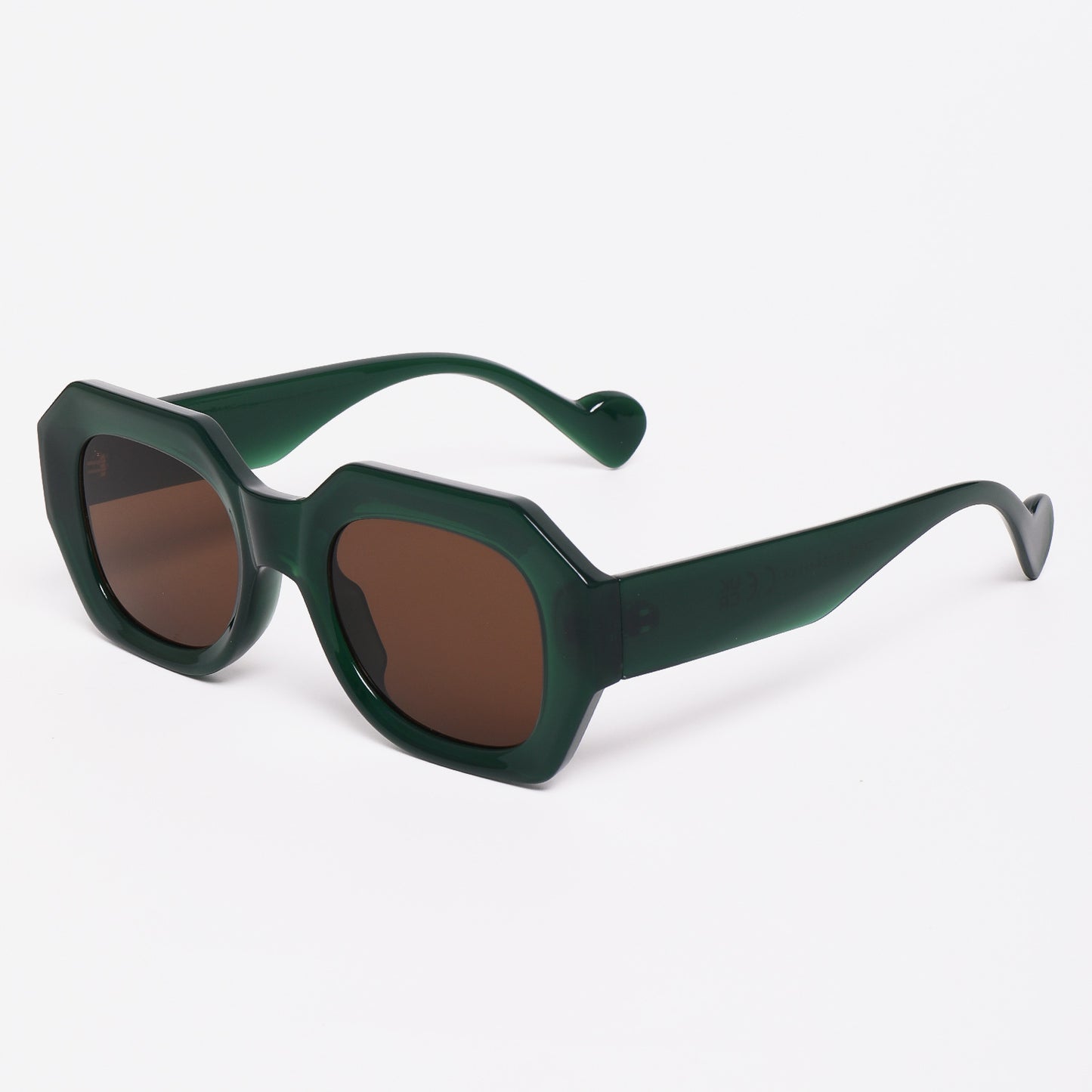 Damen Sonnenbrille im einzigartigen, achteckigen Design mit polarisierten Gläsern Brehn