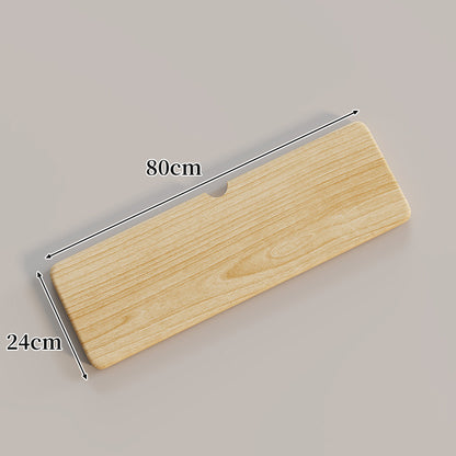 Ergonomische Massivholz-Tastatur-Handballenablage mit Kabelschlitz