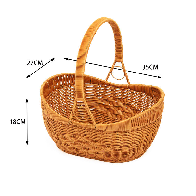 Geflochtener Rattan-Nutzkorb Brehn