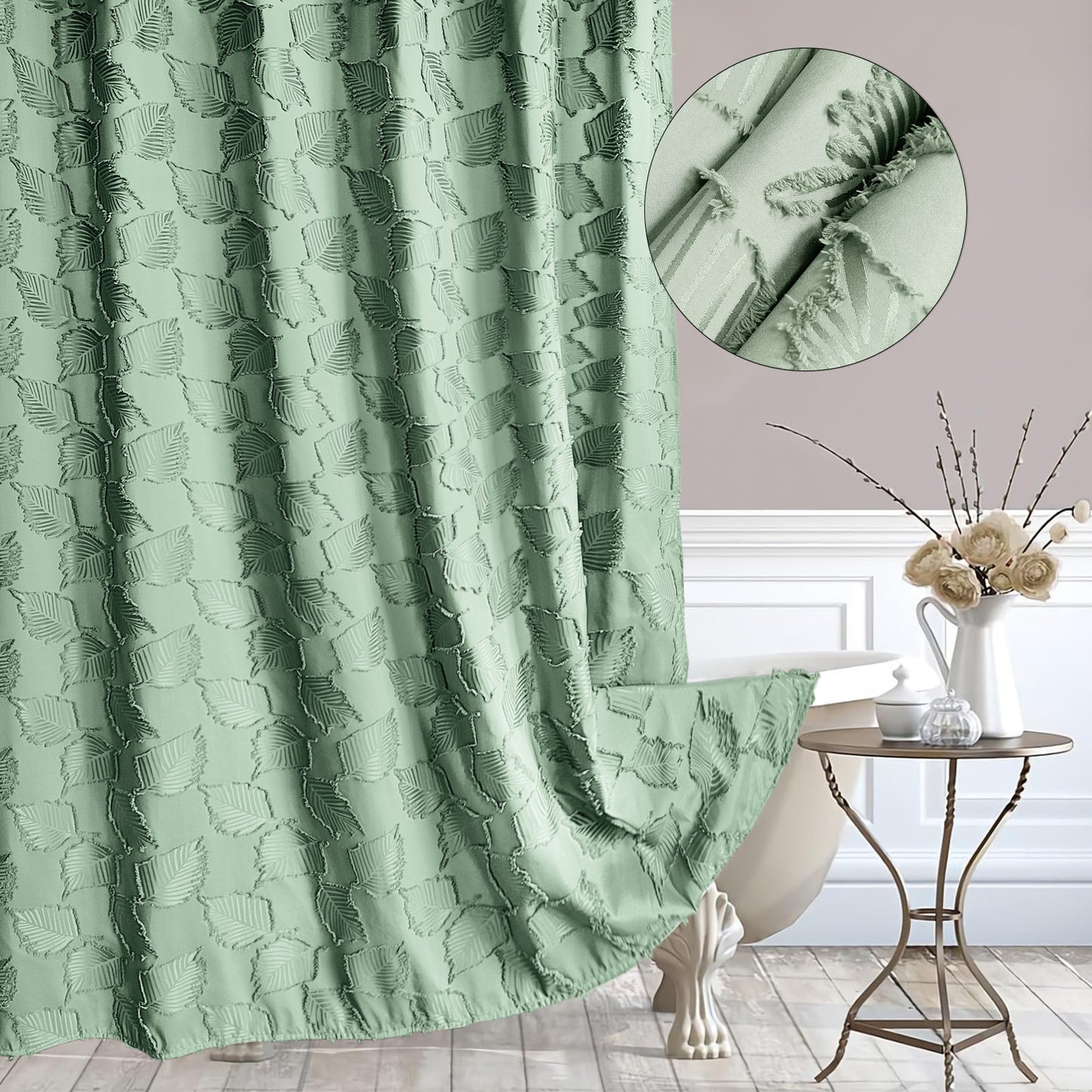 Designer Textured Duschvorhang Brehn