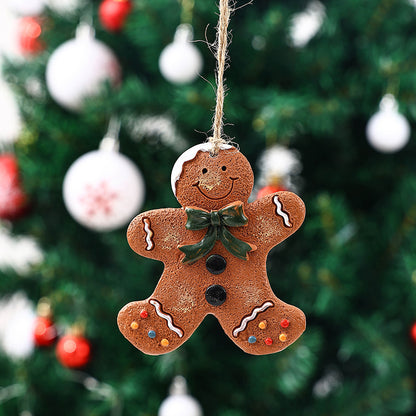Dekorative Weihnachtsfigur im Lebkuchenmann-Design Brehn