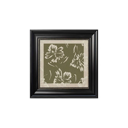 Verzierte Blumige Wandkunst