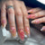 Dekorative Florale Press-On Nagelkunst Set Brehn