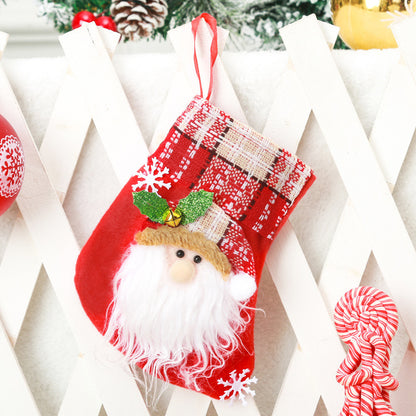 Festlicher Weihnachtsstrumpf mit Rentier-Motiv Brehn