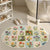 Florales Patchwork-Badematte