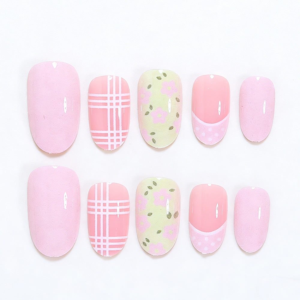 Blumenmuster Press-On Nagelkunst Tipps Brehn