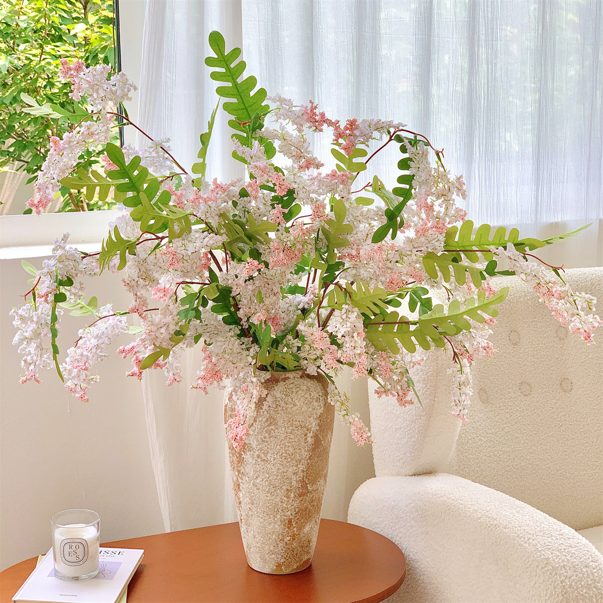 Dekorative florale Blattarrangements für die Wohnkultur