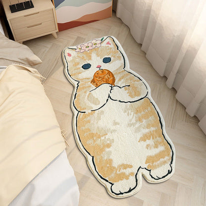 Cartoon Katzenförmiger Teppich Brehn