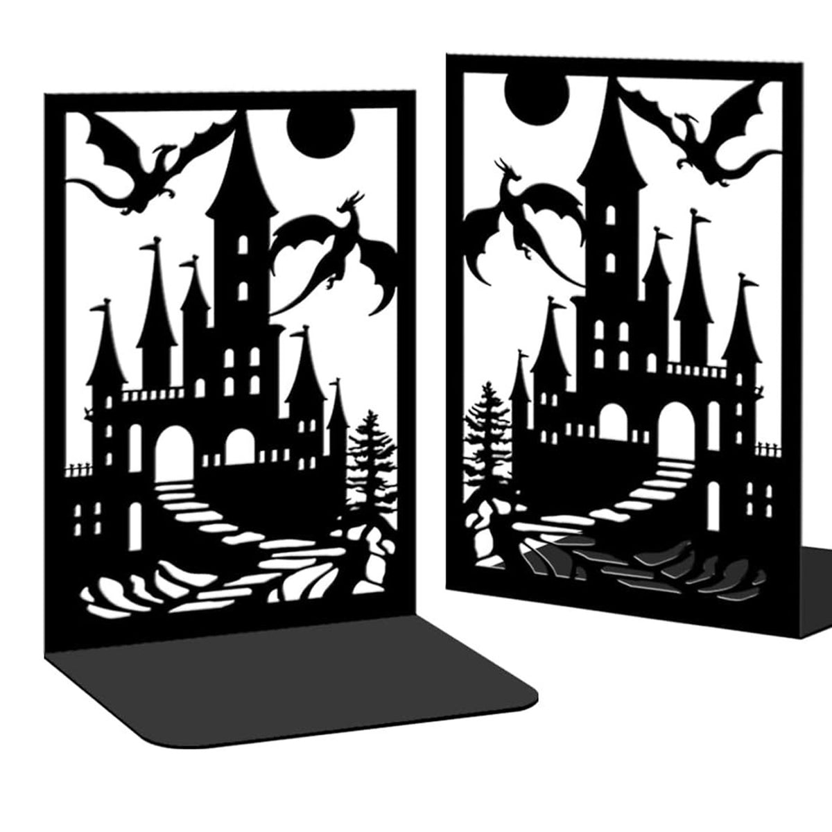 Fantasy-Schloss-Themen Dekorative Buchstützen