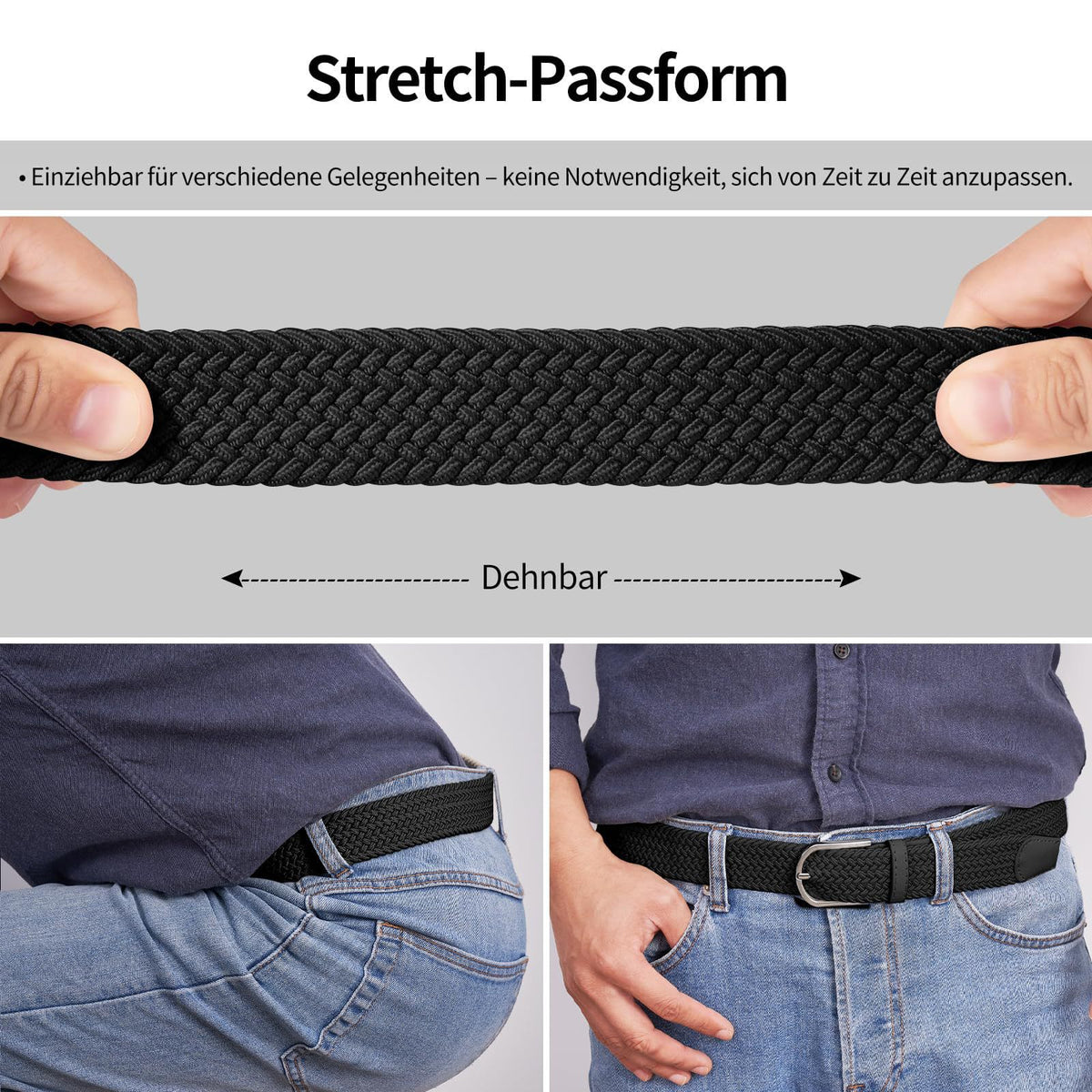 Geflochtenes Leder-Belt Brehn