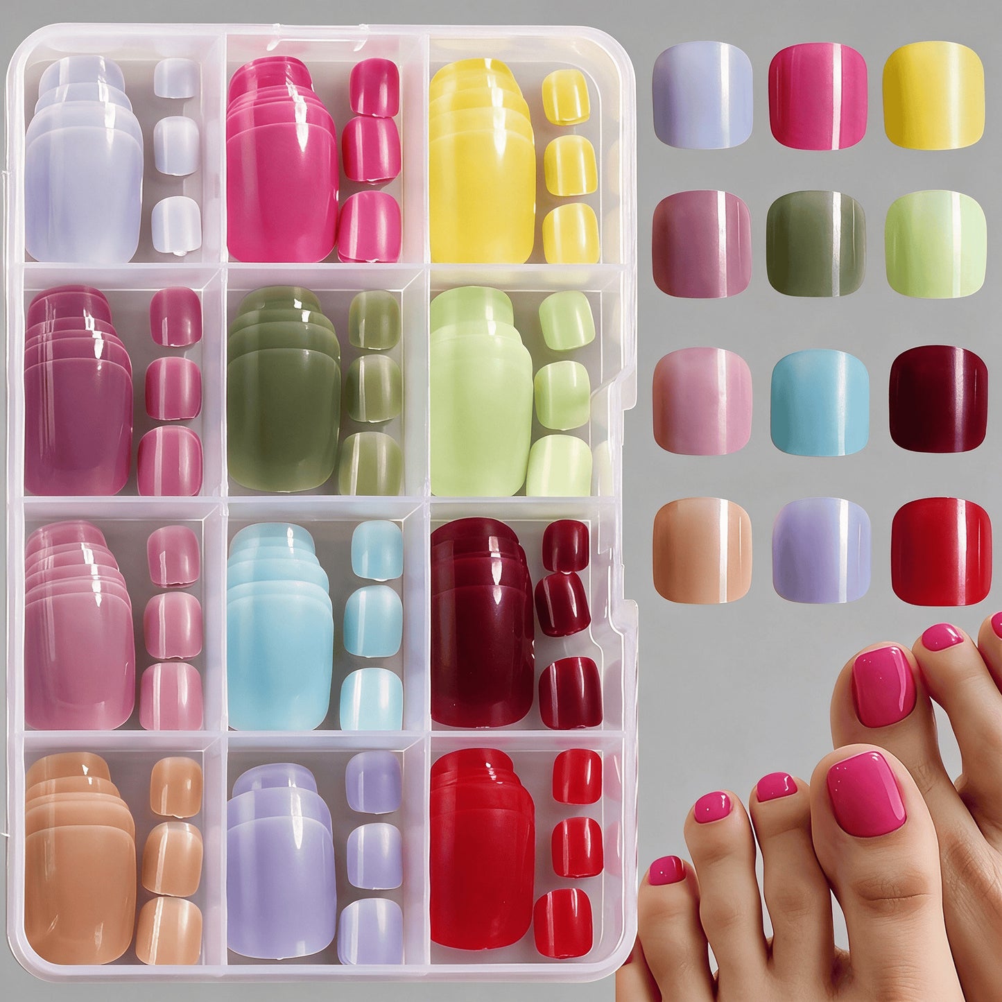 Premium Classic Press-On Nail Set Brehn