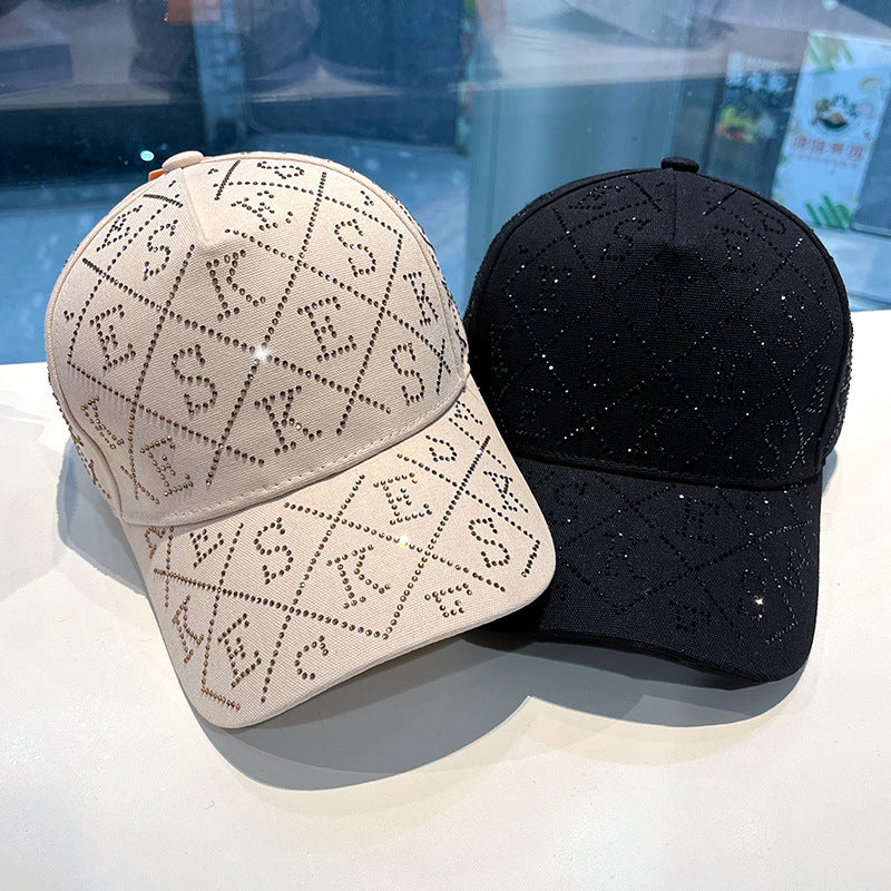 Frauen Rhinestone-beschichtet verstellbare Baseballmütze Brehn