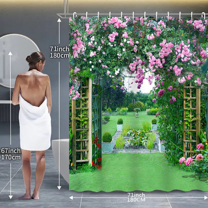 Garden Oasis Duschvorhang Brehn