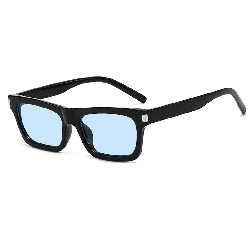 Damen quadratische Sonnenbrille mit transparenten Gläsern und stilvollem Design Brehn