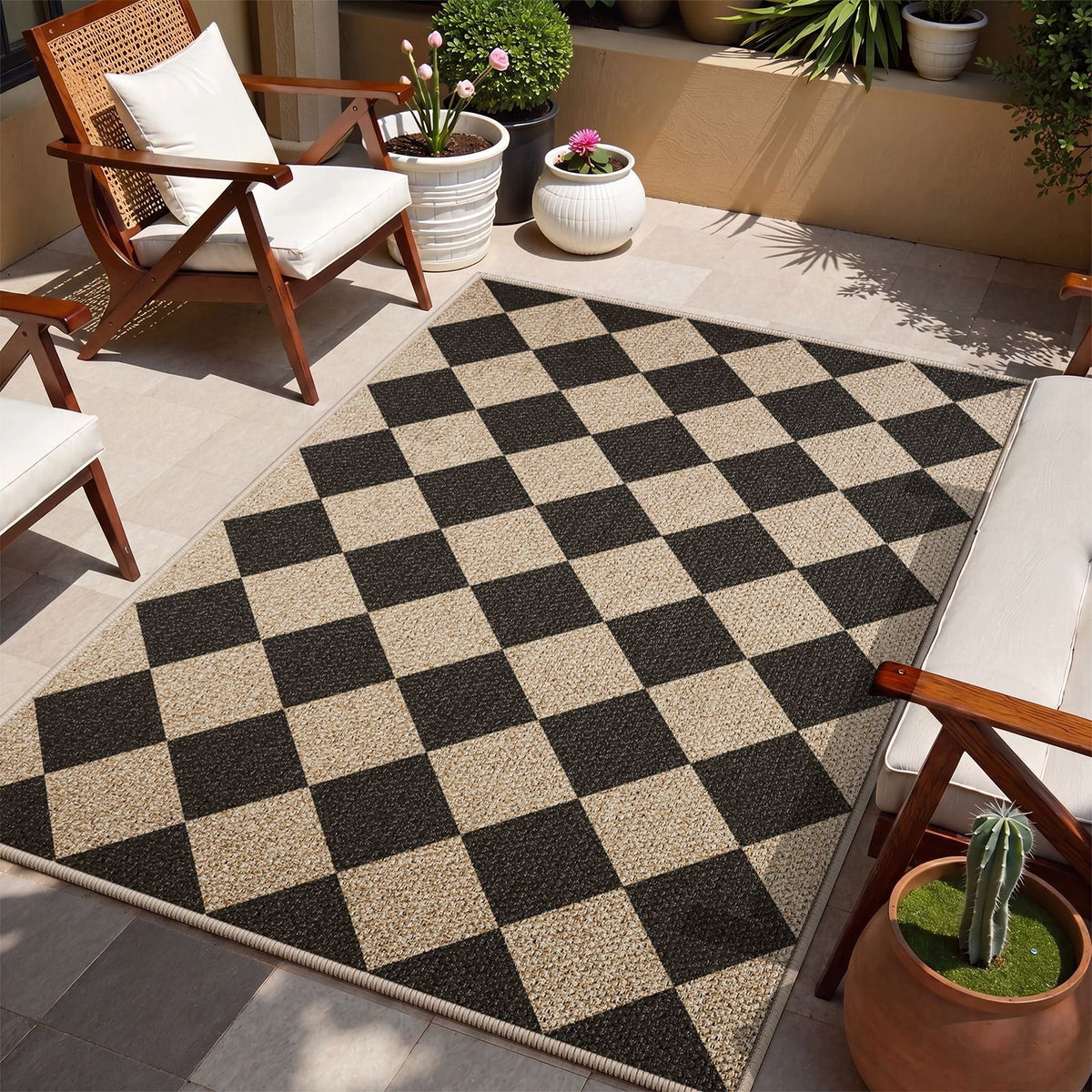 Outdoor Dekorativer Bereich Teppich