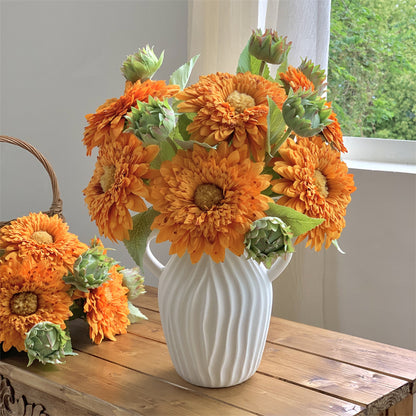 Lebensgroße künstliche Blumenstiele