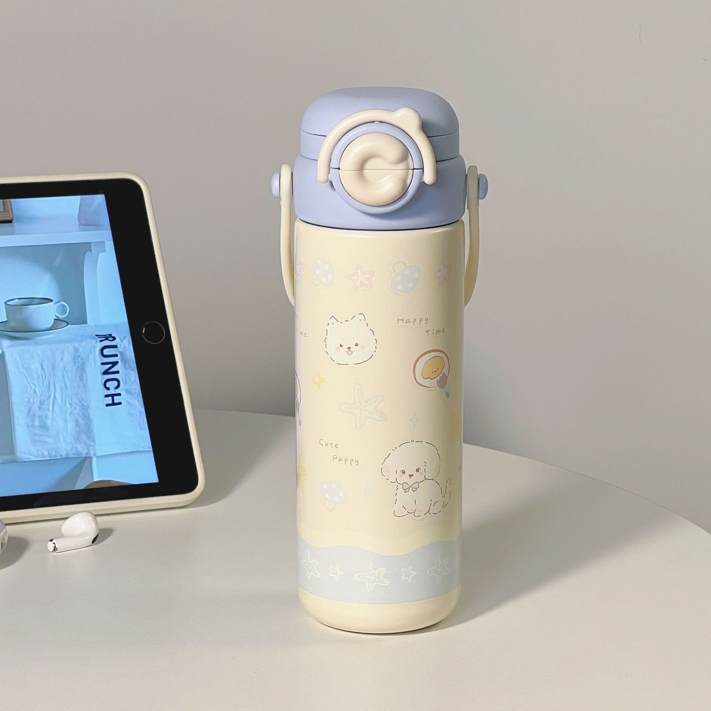 Damen Isolierte Kaffeetasse mit einzigartigem Tierdesign Brehn