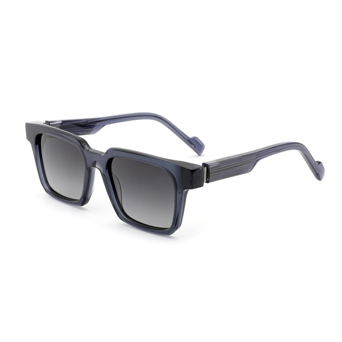 Damen Sonnenbrille im modernen, kantigen Design mit bräunlichen Gläsern Brehn