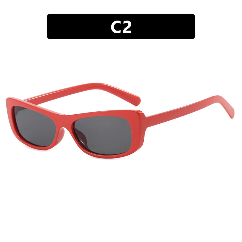 Damen Trendige rechteckige Sonnenbrille Brehn