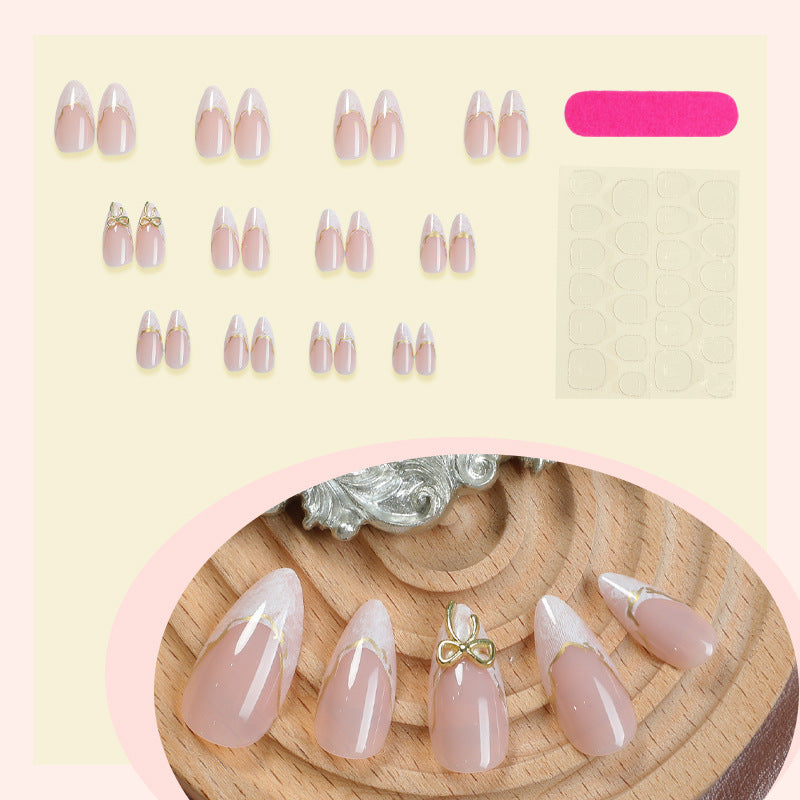 Elegante sculptierte Press-On-Nagelspitzen Brehn