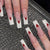 Kunstvolle Nagelverlängerungen mit Herzdesign Brehn