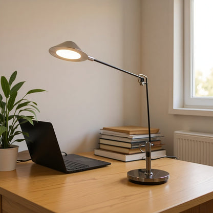 Höhenverstellbare Tischlampe mit Task-Beleuchtung
