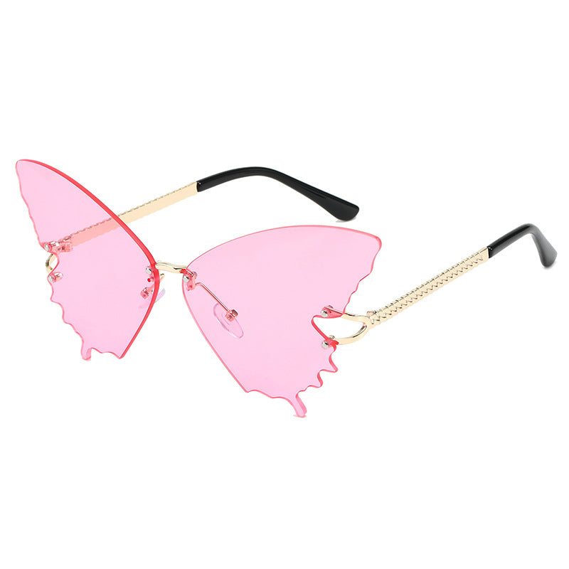 Damen extravagante Schmetterlings-Sonnenbrille Brehn